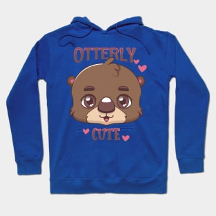 Otterly cute pun design Hoodie